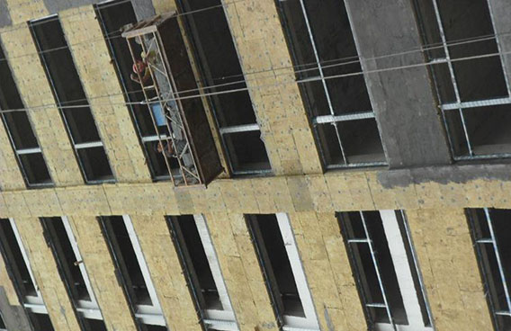 巖棉外墻保溫系統(tǒng)施工