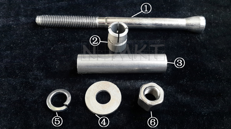  曼卡特自切底機(jī)械錨栓細(xì)節(jié)展示